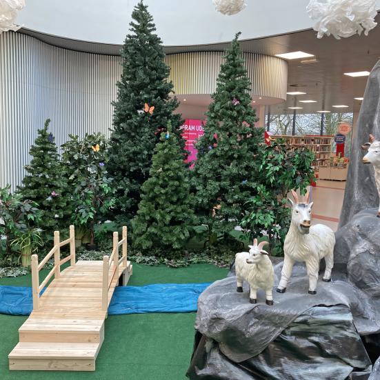 Eventyrudstilling på Hjørring Bibliotek