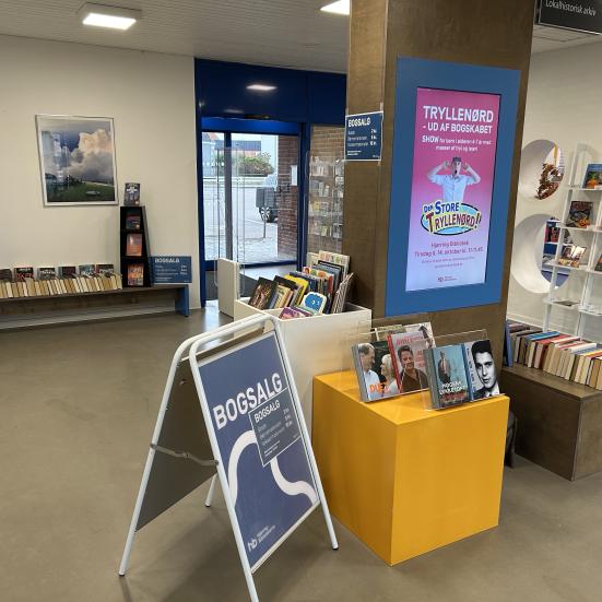 Bogsalg på Hirtshals Bibliotek 2025