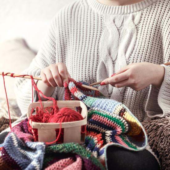Billede af strikketøj fra Colourbox