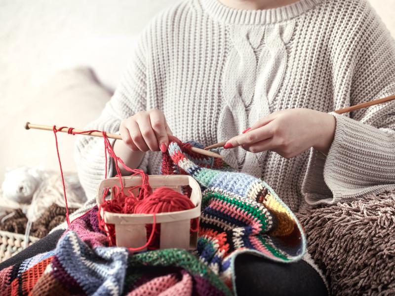Billede af strikketøj fra Colourbox