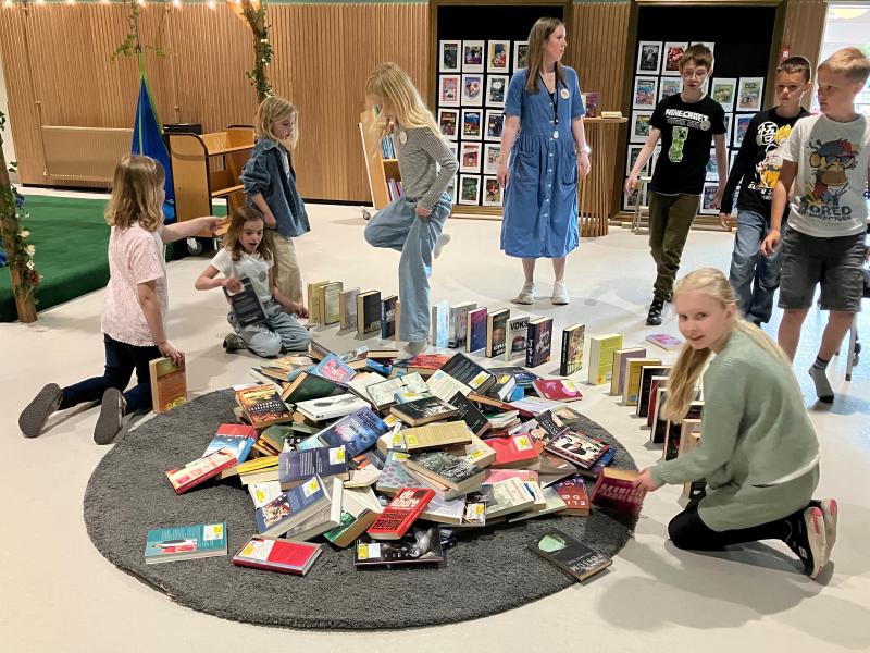 Billede fra bibliotekets SommerCamp 2025