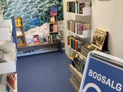 Bogsalg på Hirtshals Bibliotek 