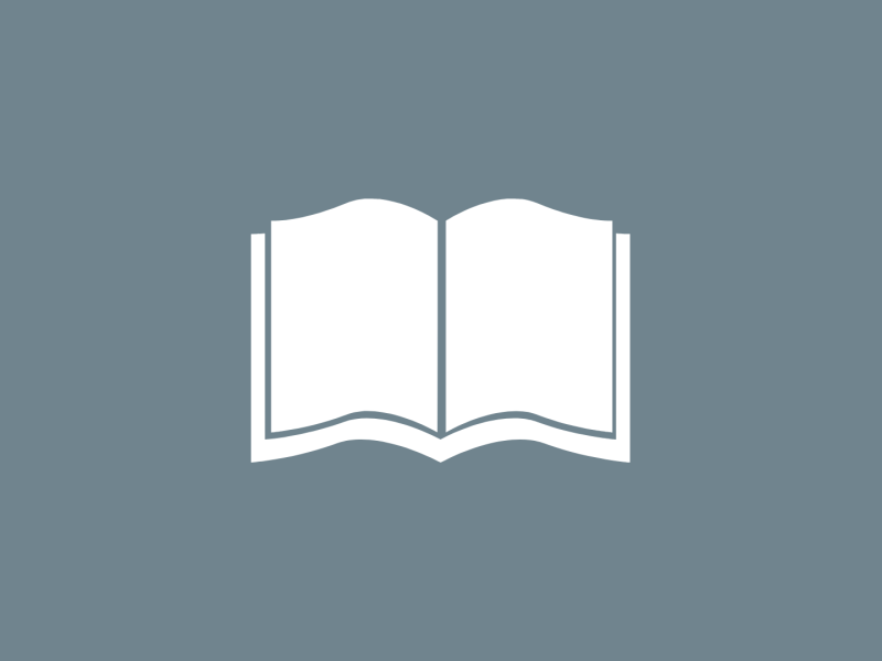 Billede af bog-ikon på grå baggrund