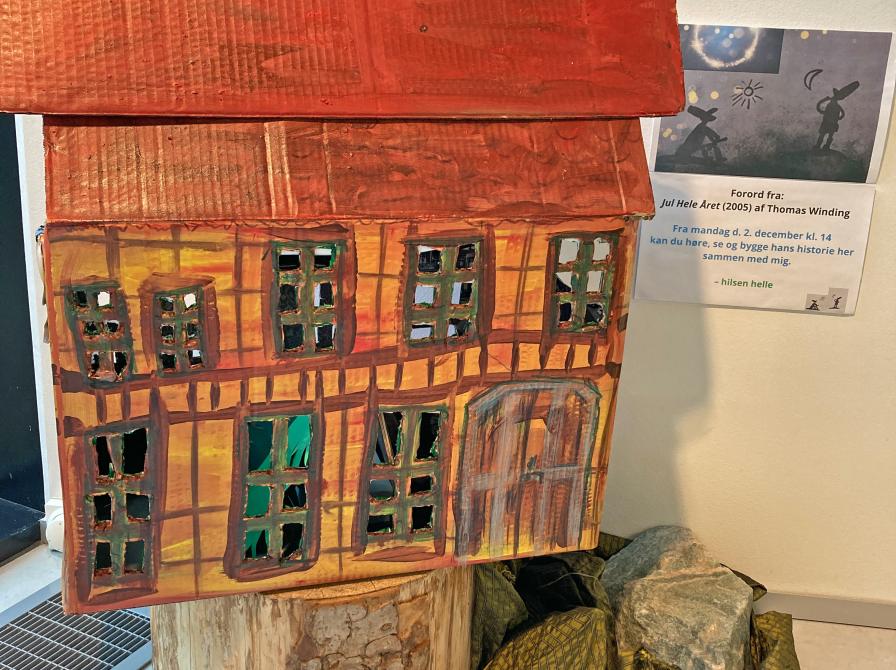 Billede af Visse og Vasse's hus i børnebiblioteket