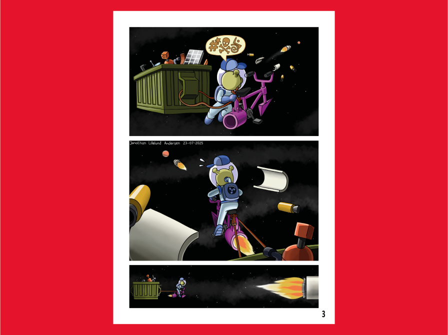 Tegneserie af Jonathan Lillelund