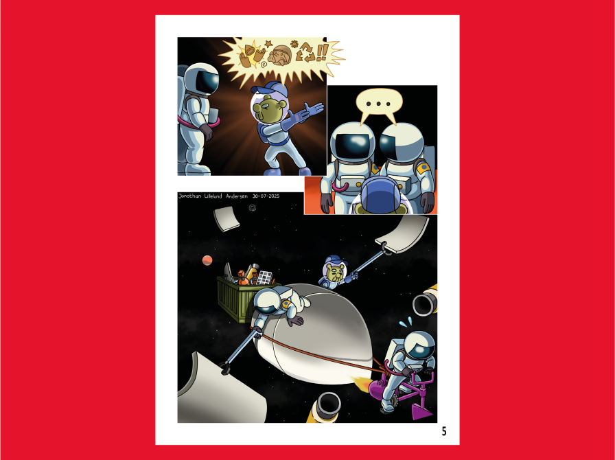 Tegneserie af Jonathan Lillelund