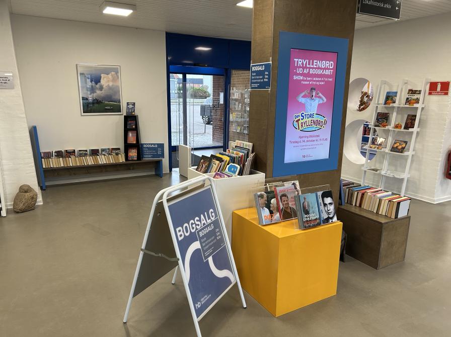 Bogsalg på Hirtshals Bibliotek 2025