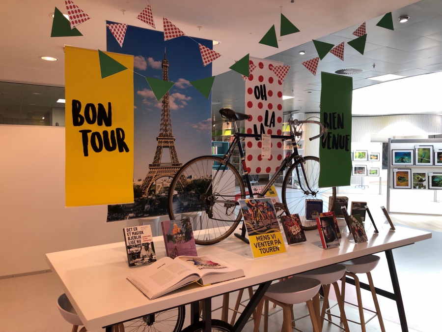 Tour de France udstilling på Hjørring Bibliotek
